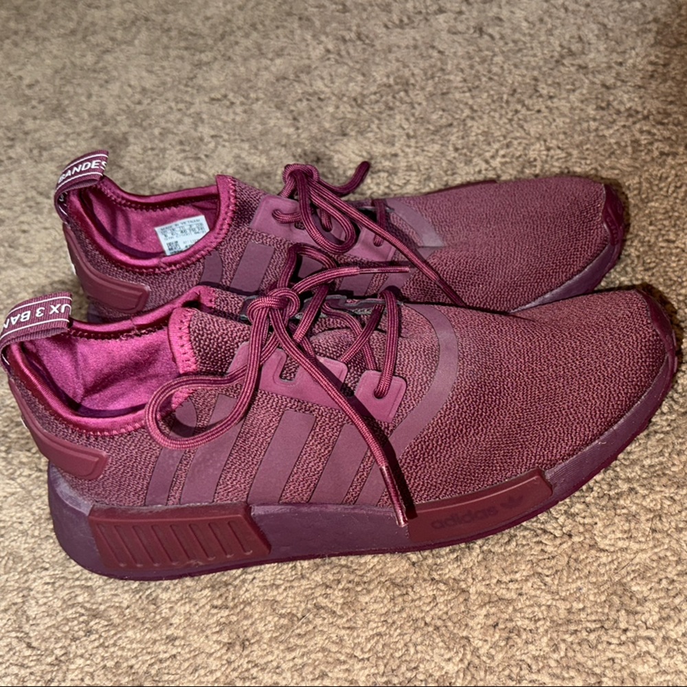 Adidas Red Sneakers Lightweight Mesh Design